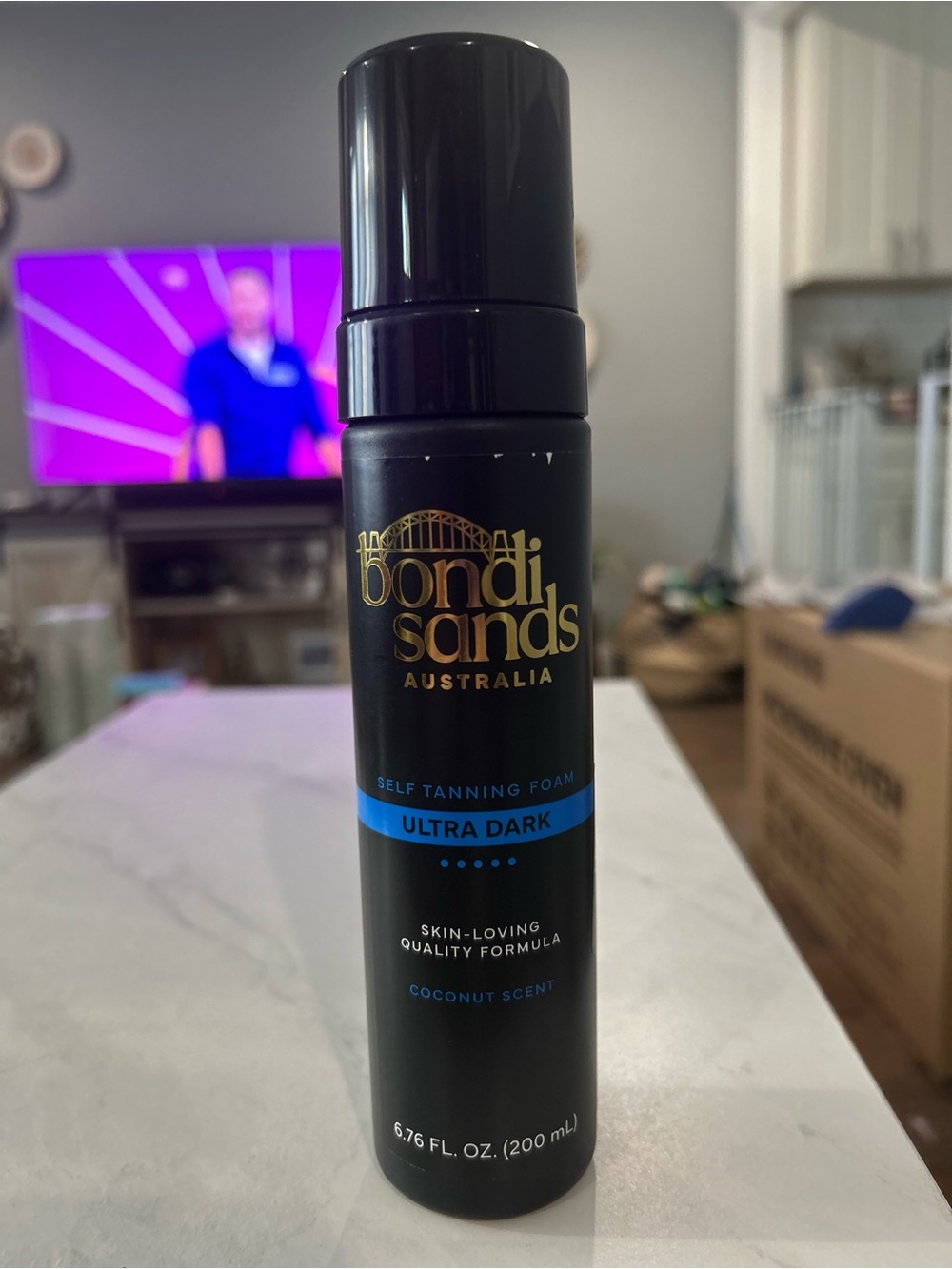 Bondi Sands Black Bottle with Blue Accent Ultra Dark Self Tanning Foam